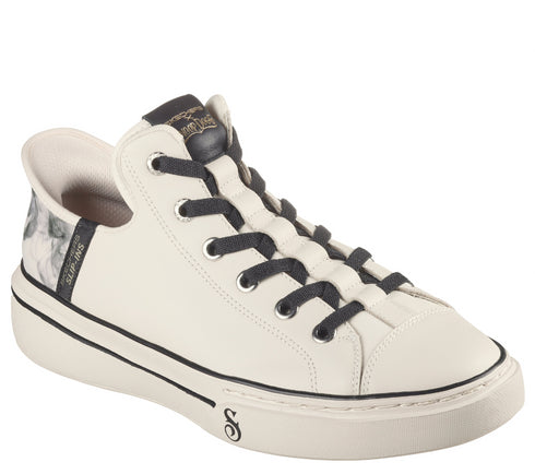 Pantofi sport, barbati, SKECHERS SLIP-INS PREMIUM LEATHER SNOOP ONE OG 251016-OFWT alb, piele naturala